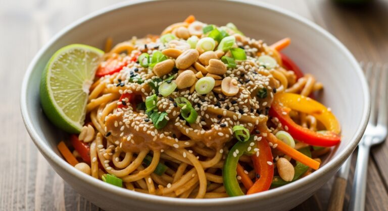 spicy peanut noodles recipe