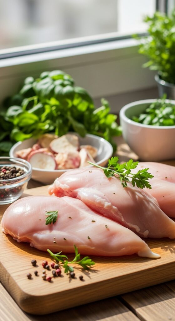 thick chicken breasts