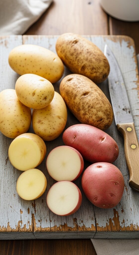 types of potatoes