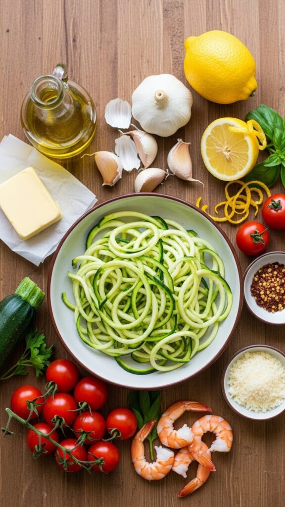 zucchini pasta ingredients