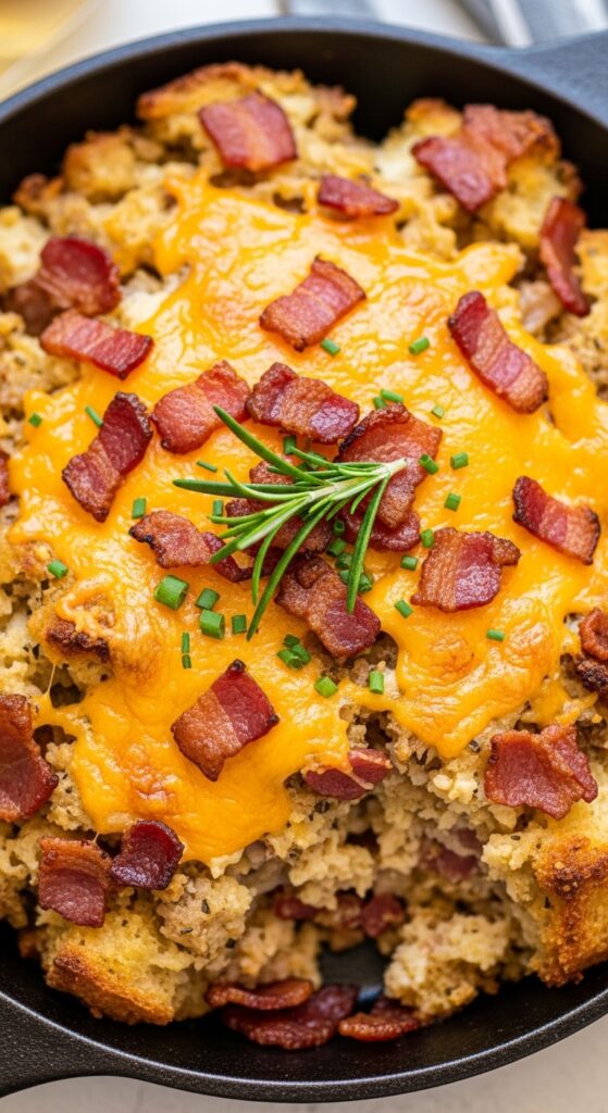 Bacon and Cheddar Stuffing