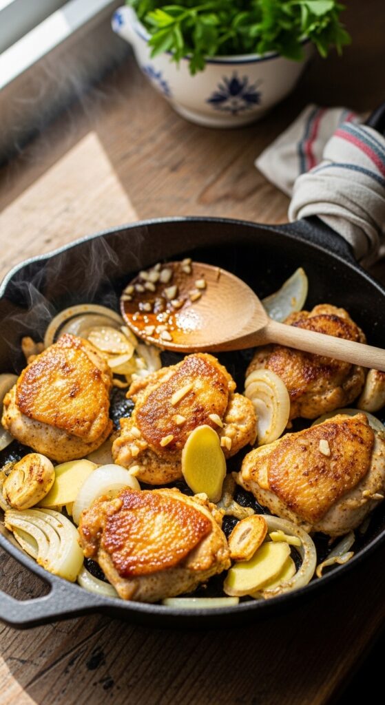 Browning the Protein Homemade