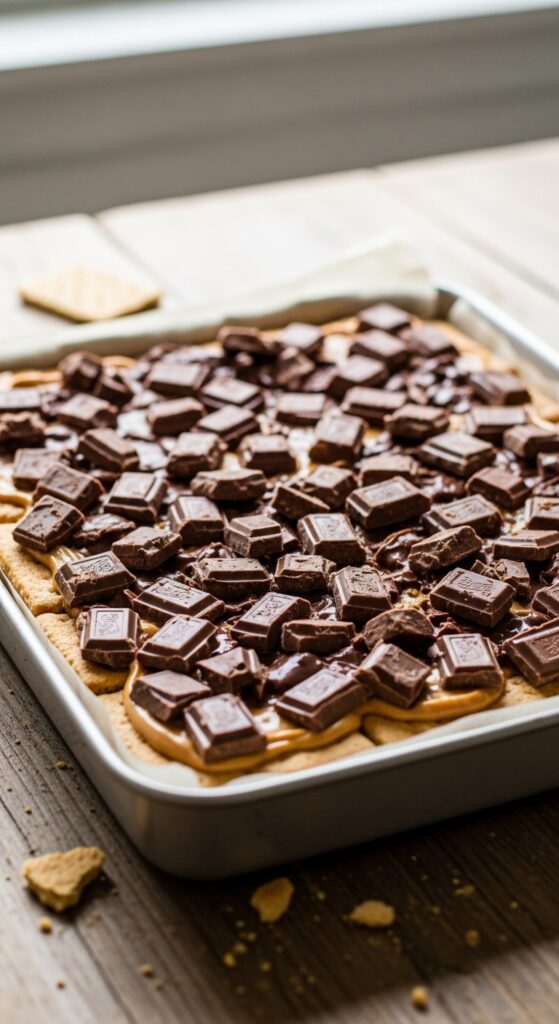 Chocolate Layer for Homemade S’mores