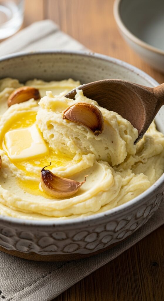 Classic Garlic Mashed Potatoes Recipe