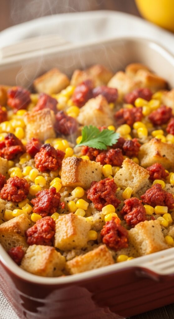Corn and Chorizo Stuffing