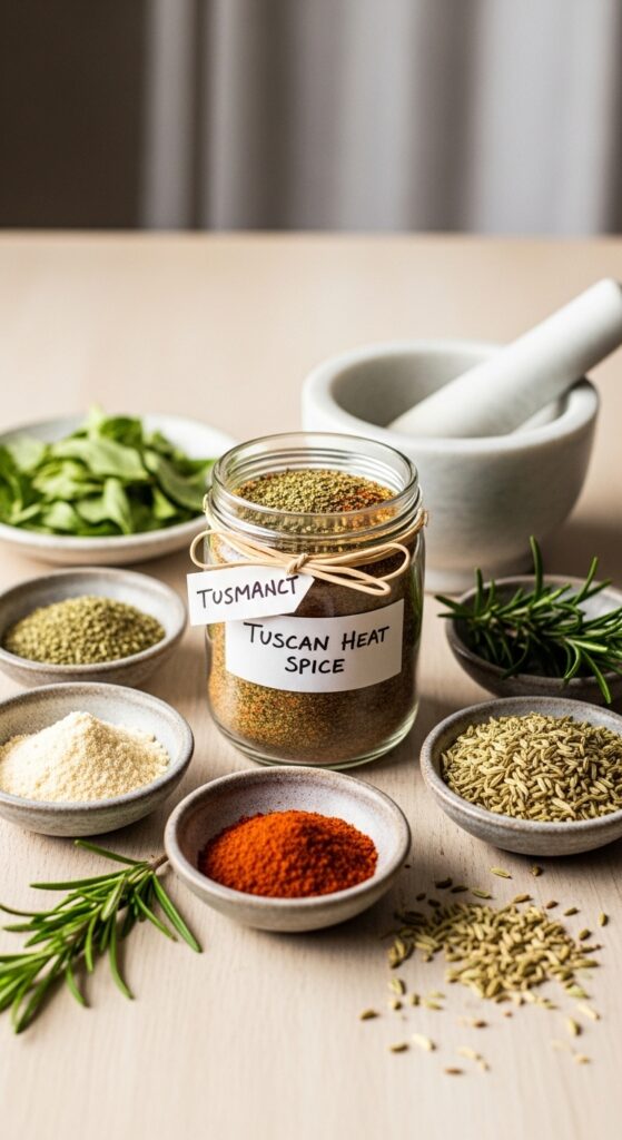 DIY Tuscan Heat Spice Jar