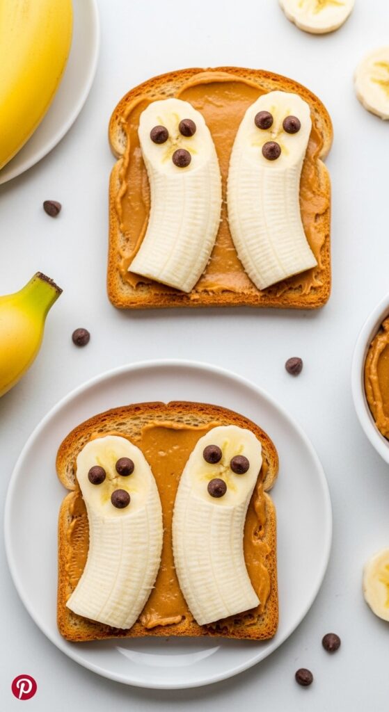 Ghost Banana Toast