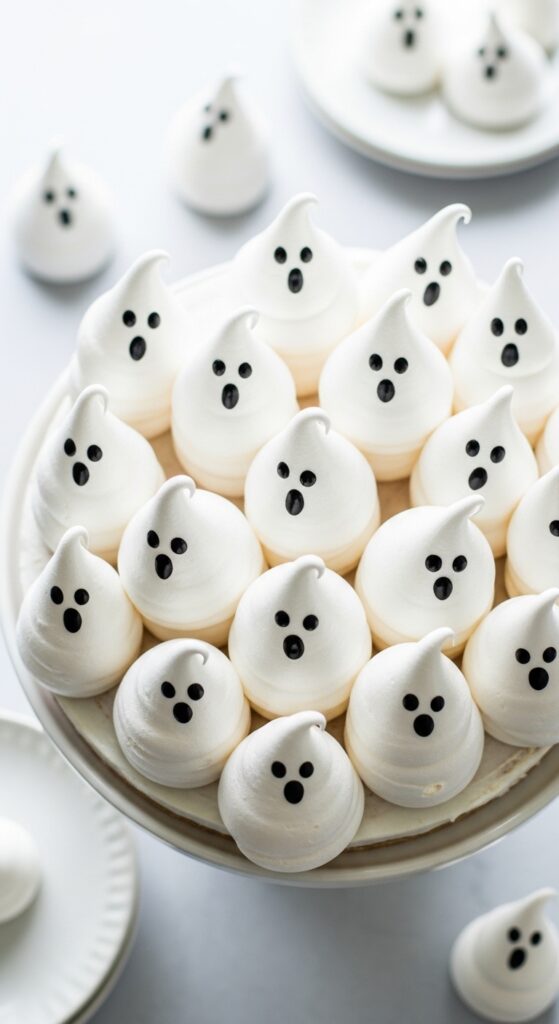 Ghost Meringue Cake