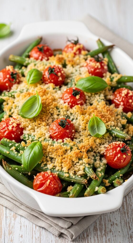 Green Bean & Tomato Gratin