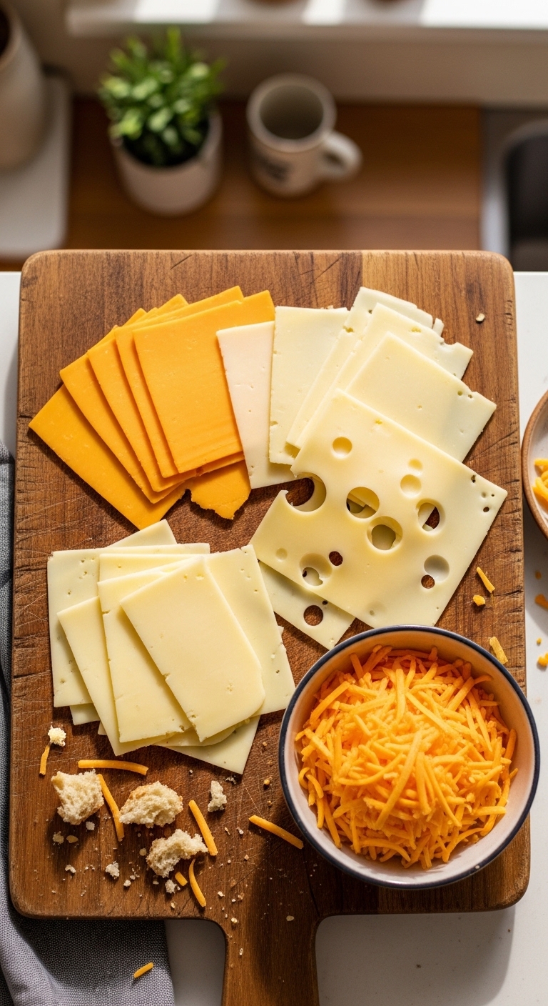 Homemade Cheese Slices for Smash Burgers