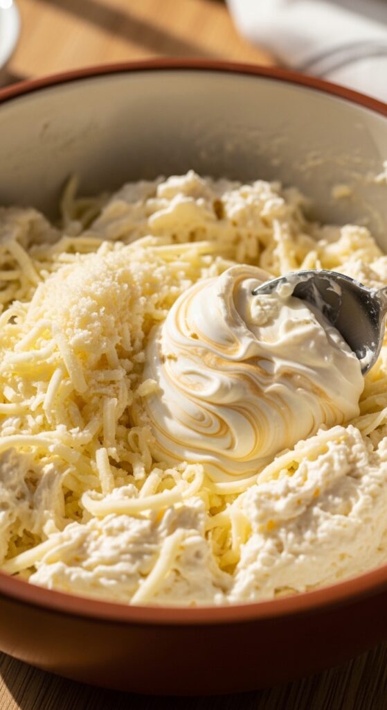 Homemade Creamy Cheese Mixture