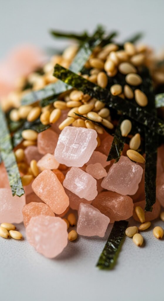 Homemade Pink Salt Blend Close-Up