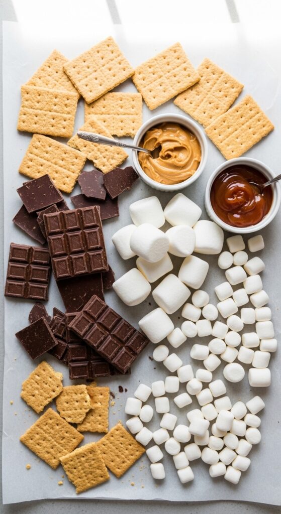 Homemade S’mores Ingredients