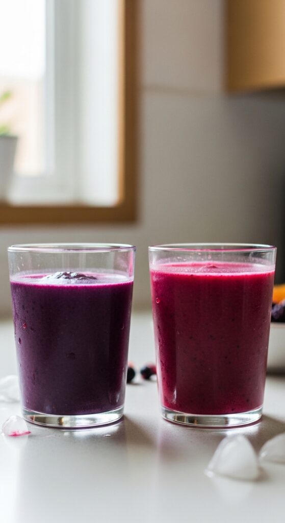 Homemade Transfusion Drink Variations with Different Mixers