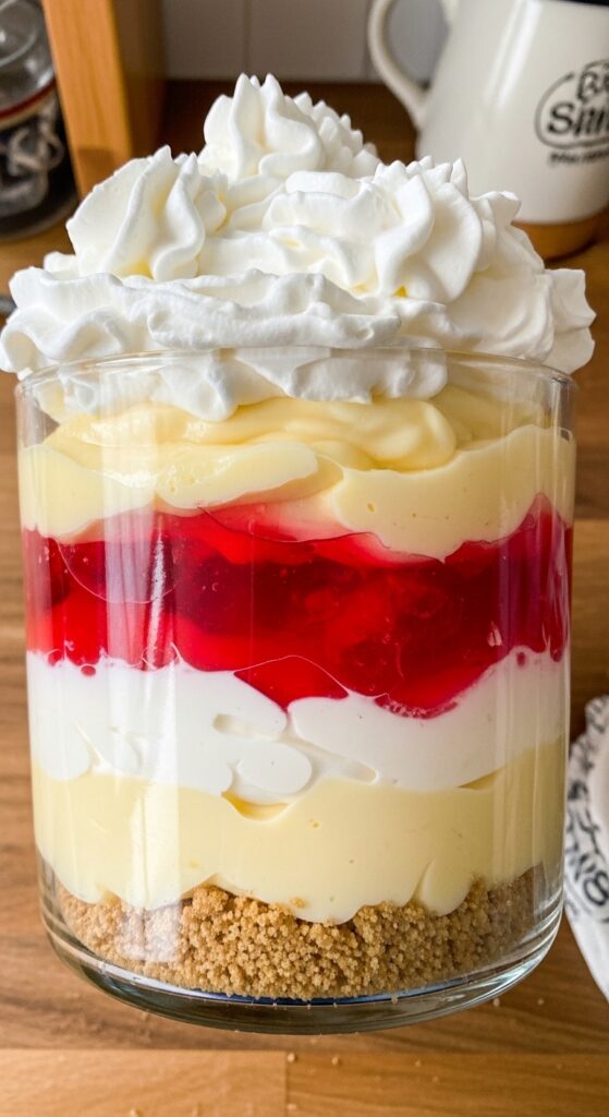 Layered Homemade Strawberry Jello Lasagna