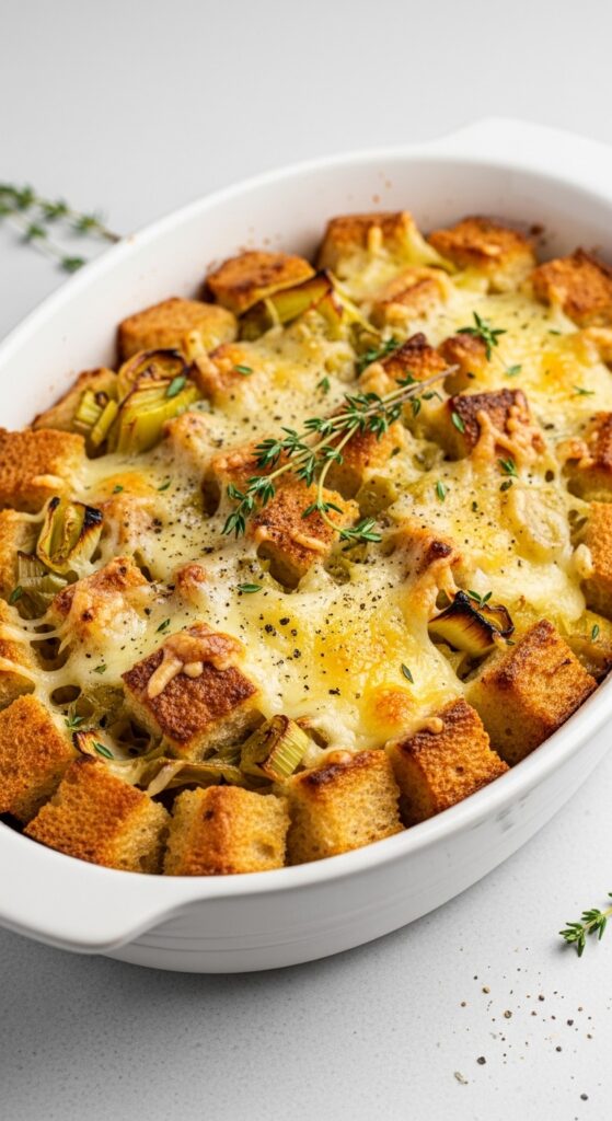 Leek and Gruyere Stuffing