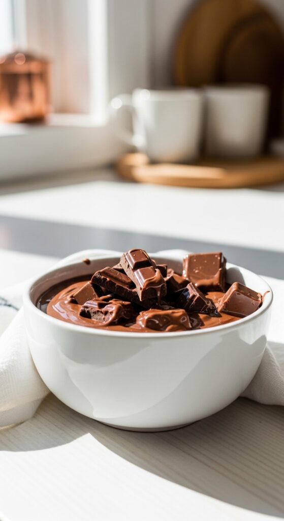 Melted Chocolate for Ice Cream Base