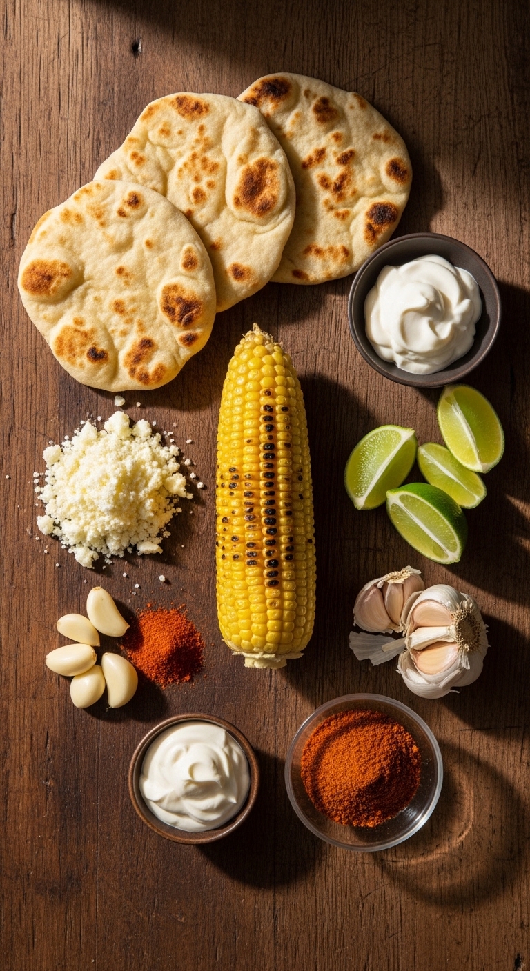 Mexican Street Corn Flatbread Ingredients