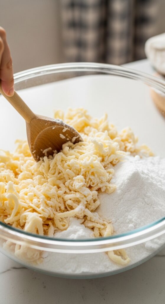 Mixing Detergent in Bowl