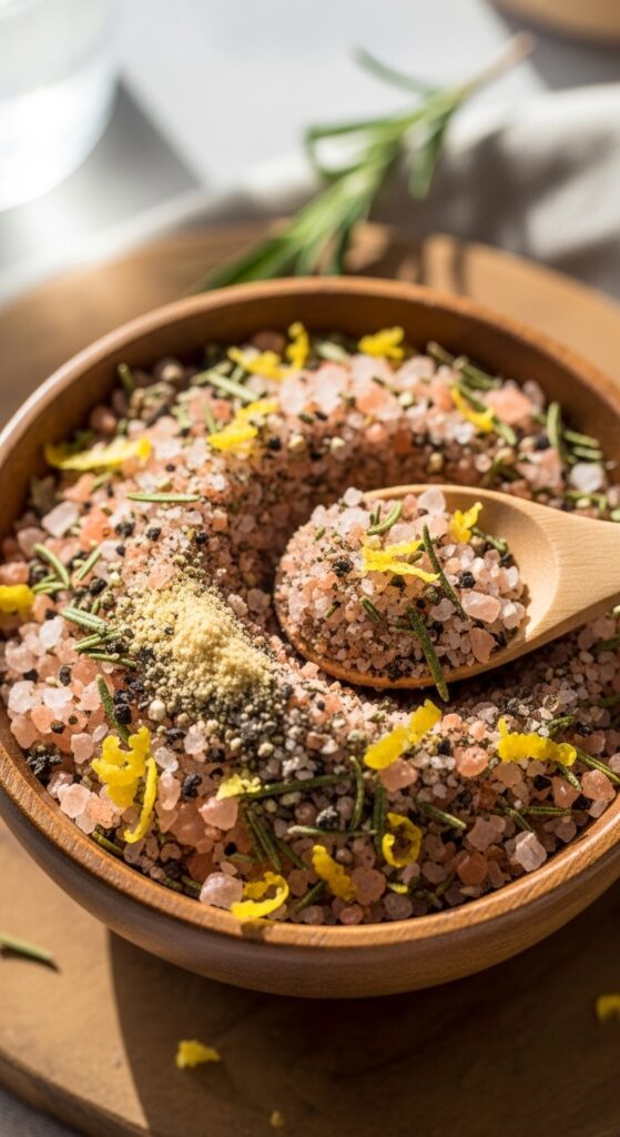 Mixing Pink Salt Blend