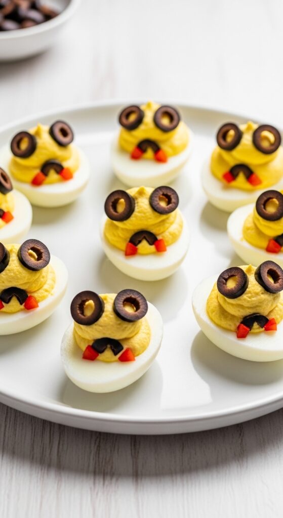 Monster Deviled Eggs