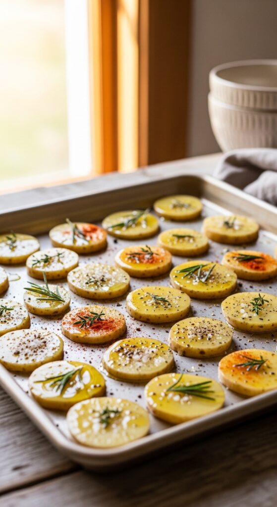 Oven-Baked Potato Chips