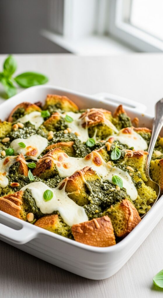 Pesto and Mozzarella Stuffing