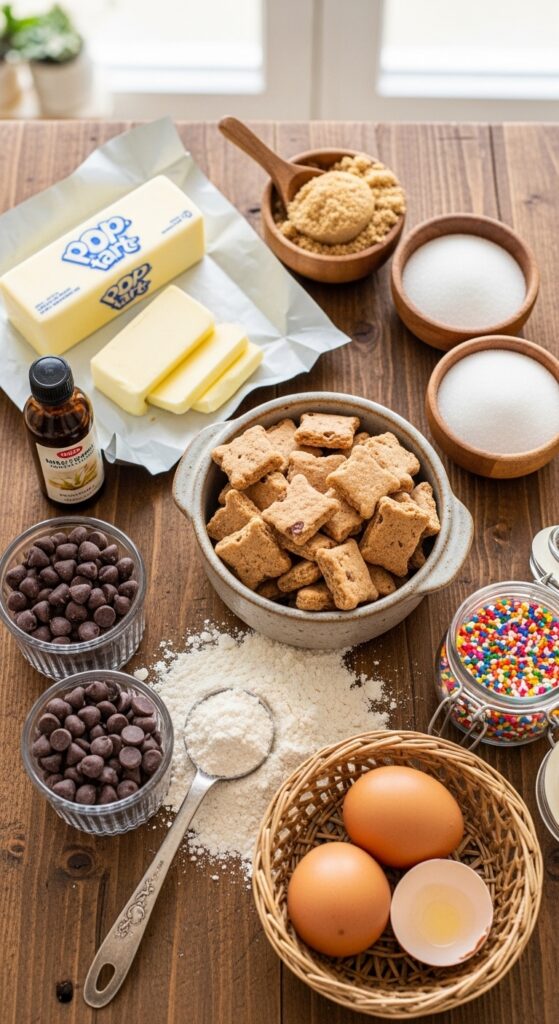 Pop Tart Cookie Bars Ingredients