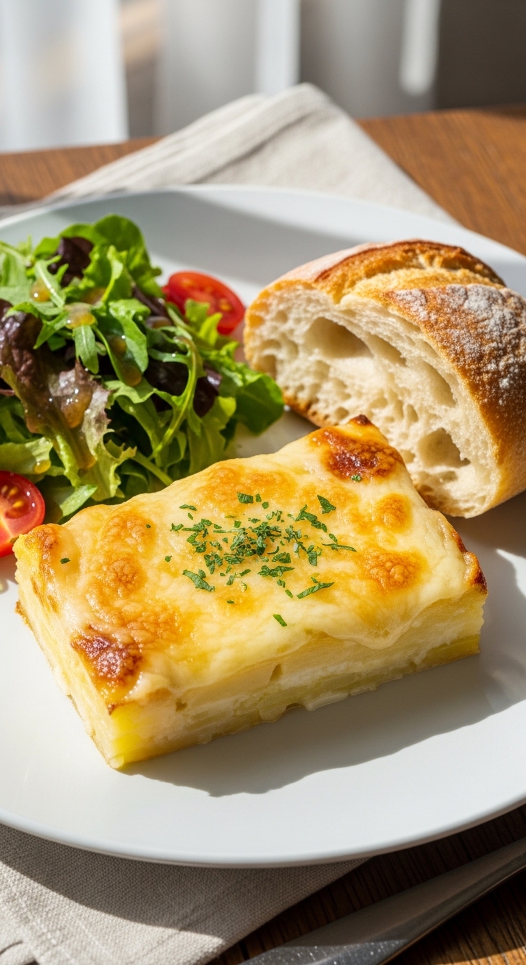 Provencal Eggplant Tomato Gratin - Served Portion