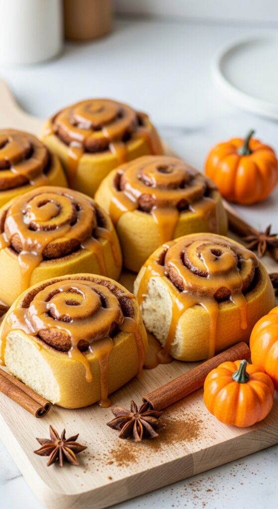 Pumpkin Cinnamon Rolls