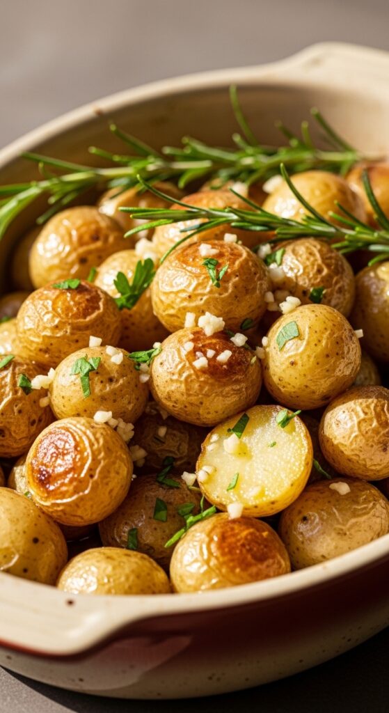 Roasted Garlic Baby Potatoes