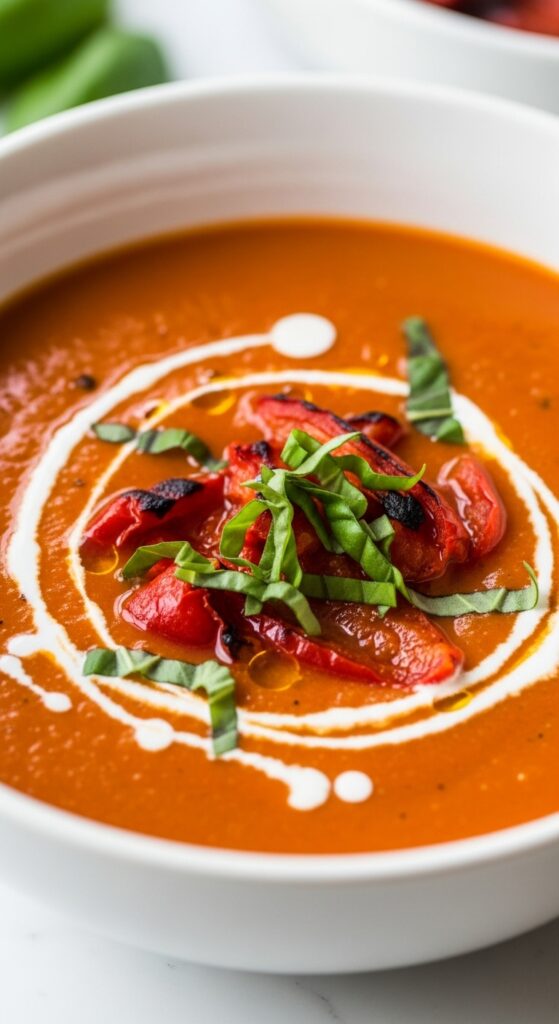 Roasted Red Pepper & Tomato Soup
