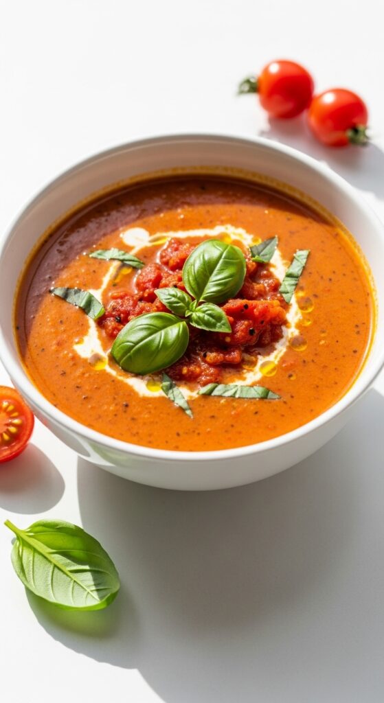 Roasted Tomato Basil Soup