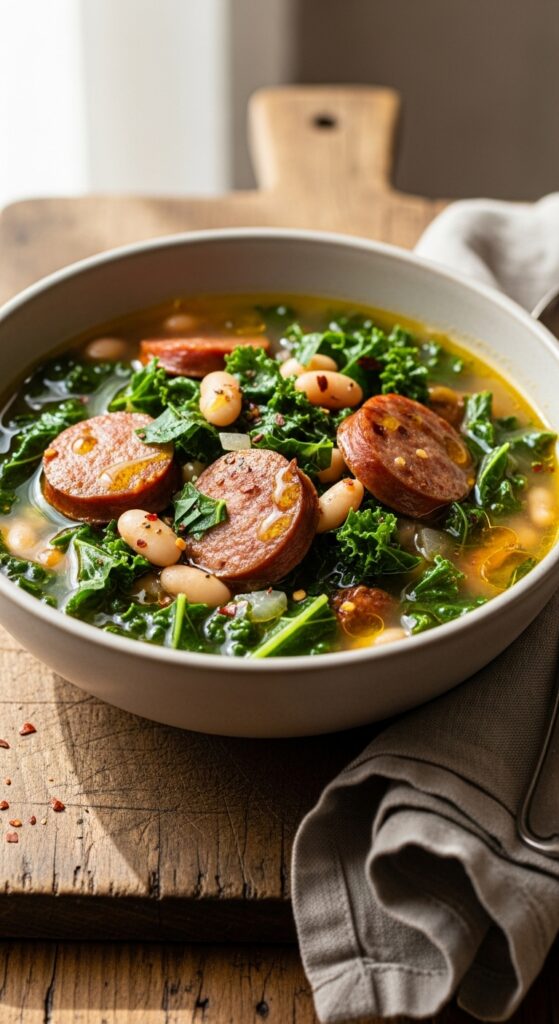 Sausage & Kale Soup