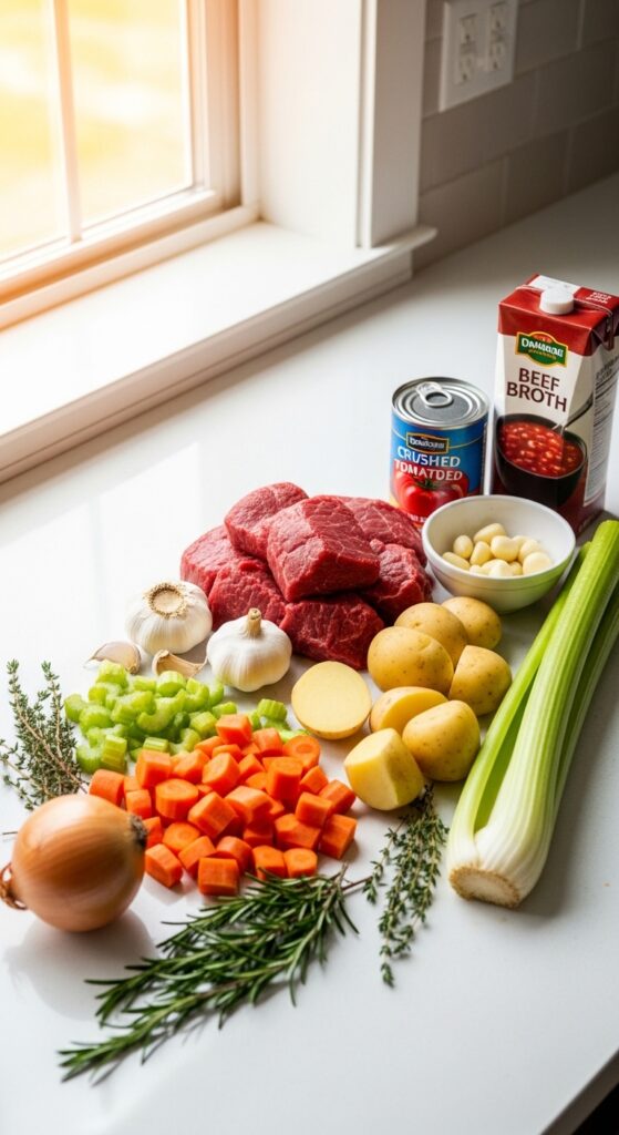 Simple Ingredients for Homemade Soup