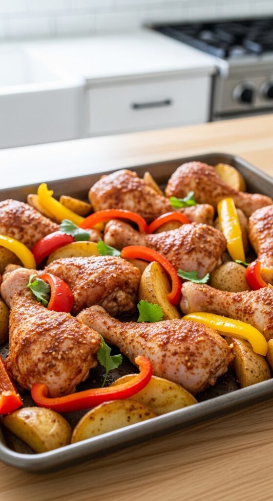 Southwest-Spiced Chicken and Vegetables Tray