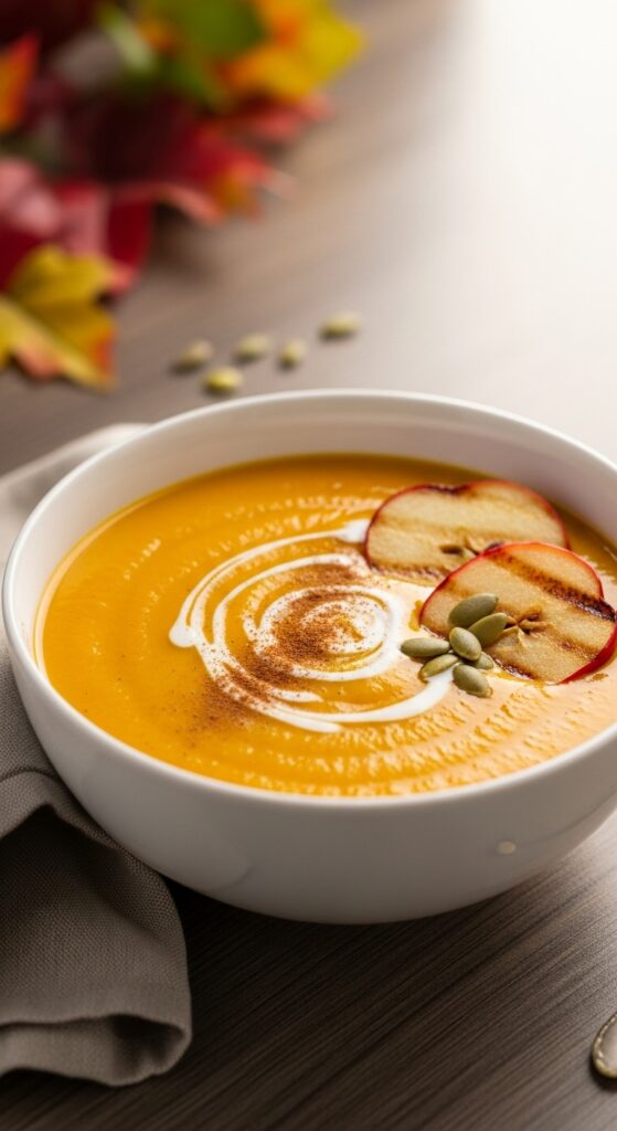 Spiced Apple & Butternut Soup