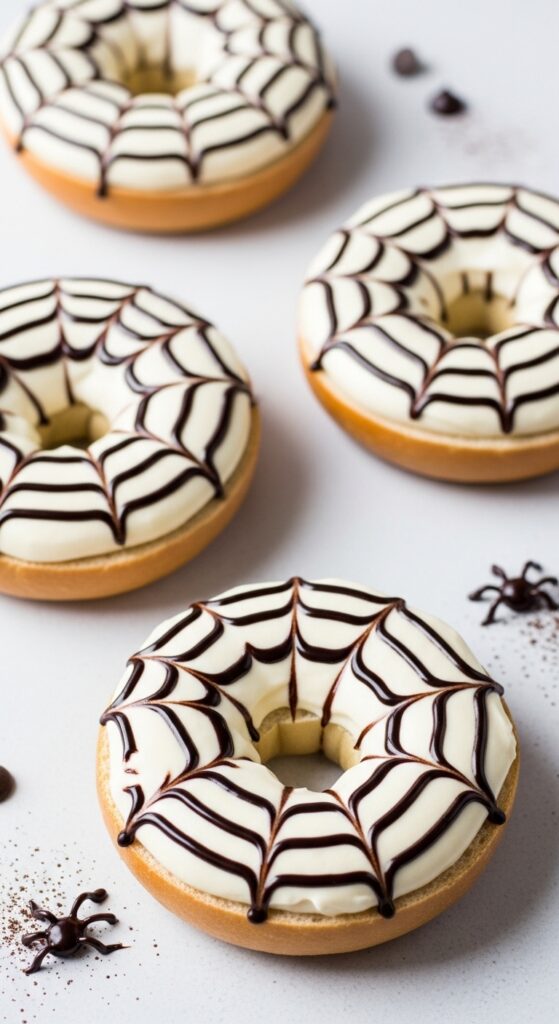 Spider Web Bagels