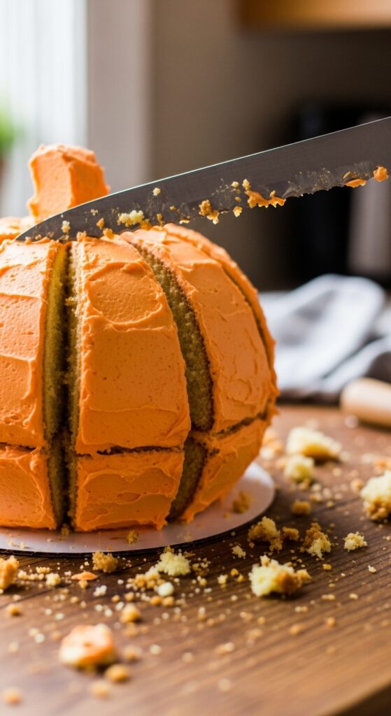 Stacked homemade cake layers