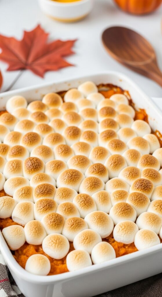 Sweet Potato Casserole with Marshmallows