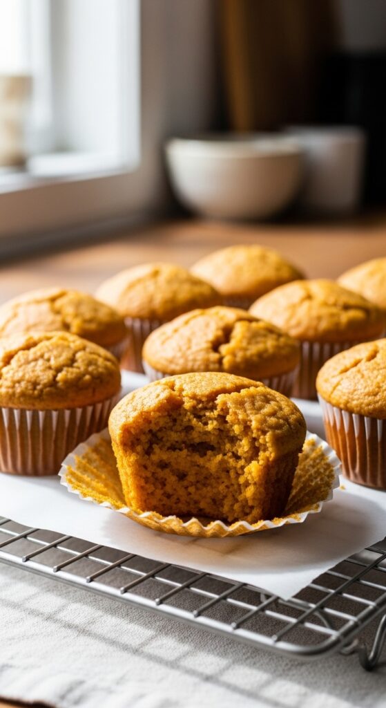 Sweet Potato Cornbread Muffins
