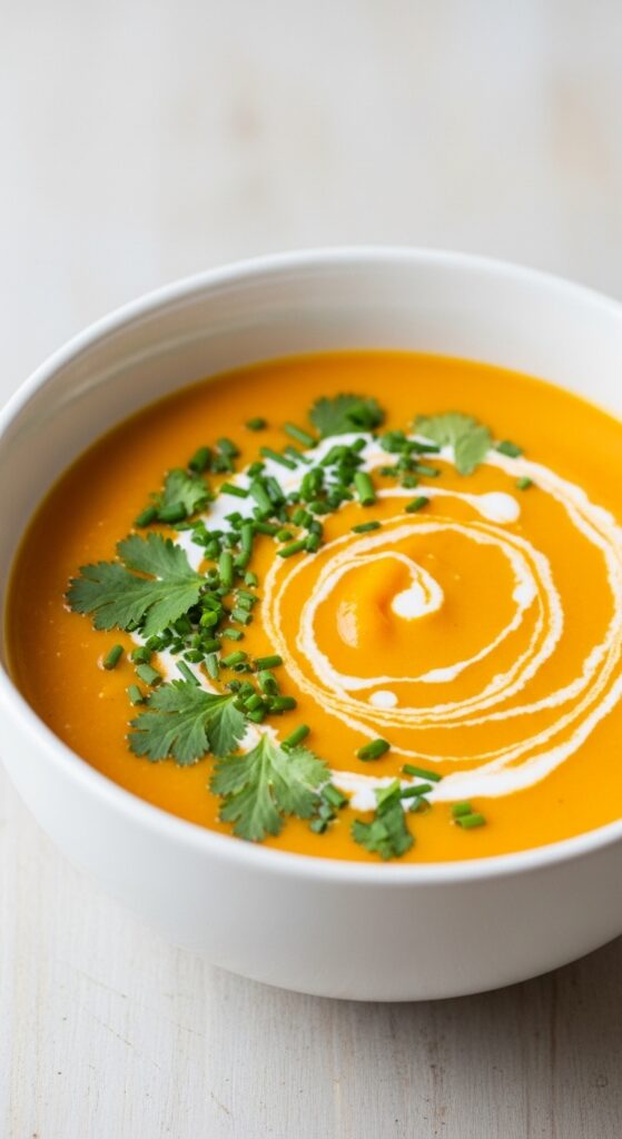 Sweet Potato Soup with Coconut Milk
