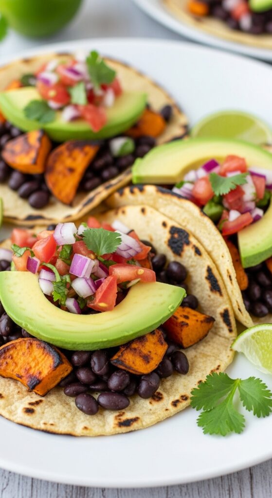 Sweet Potato and Black Bean Tacos