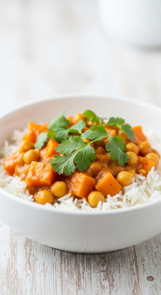 Sweet Potato and Chickpea Curry