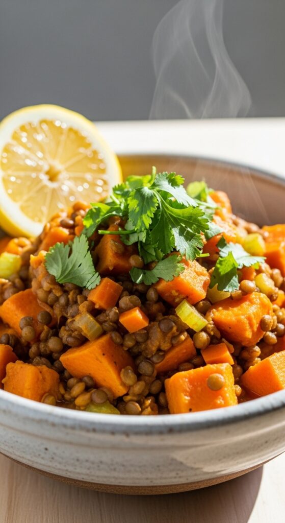 Sweet Potato and Lentil Stew