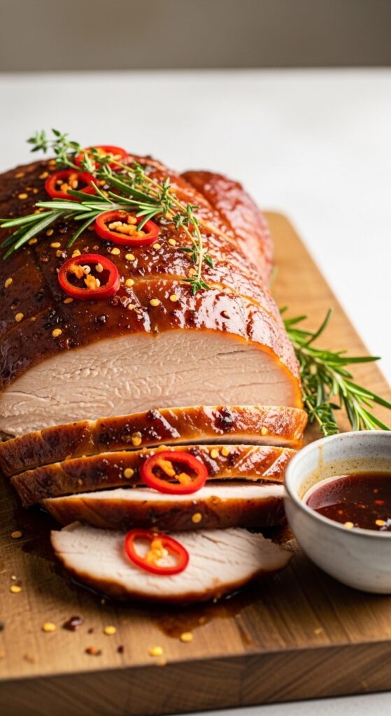 Sweet and spicy smoked turkey