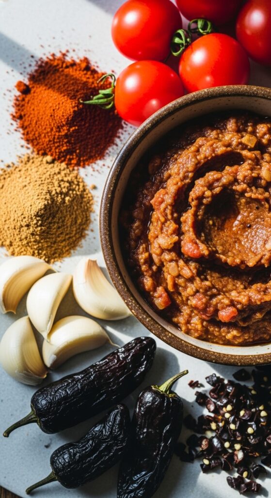 Tex Mex Paste with Ingredients