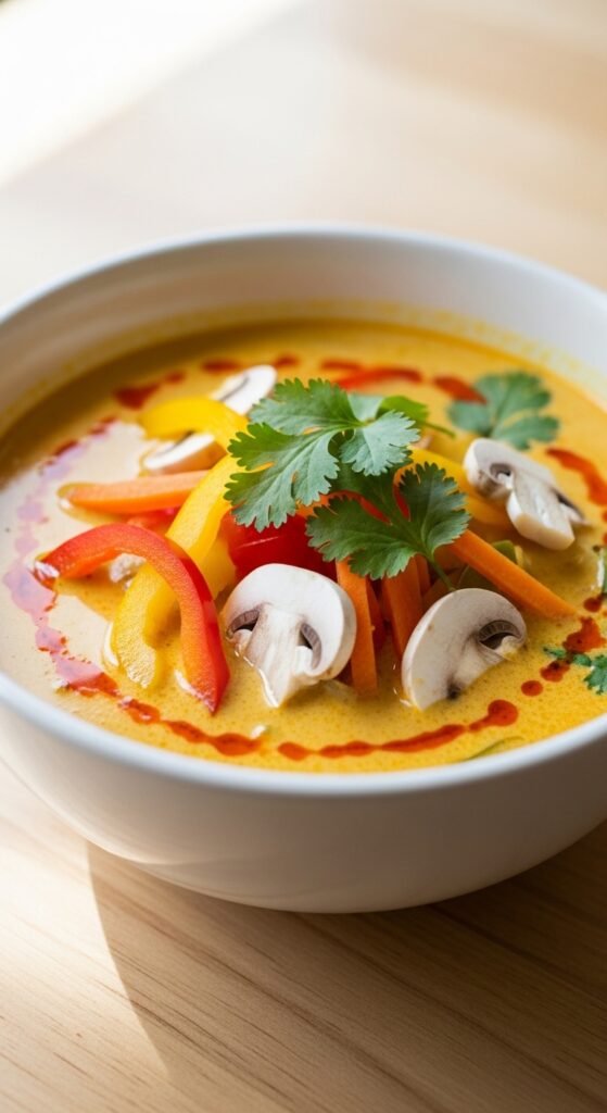 Thai Coconut Curry Soup
