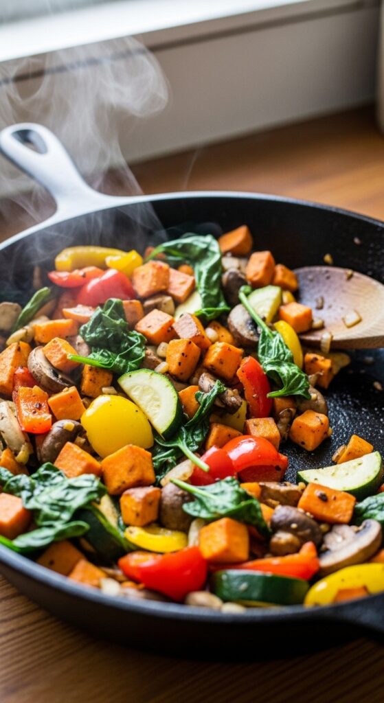 Veggie-Loaded Sweet Potato Hash