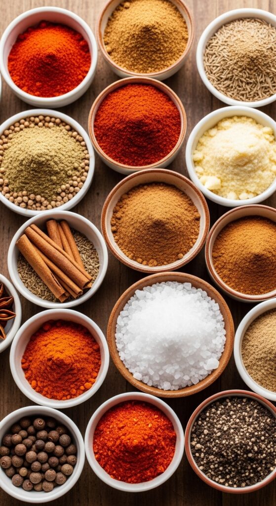 all individual ingredients arranged